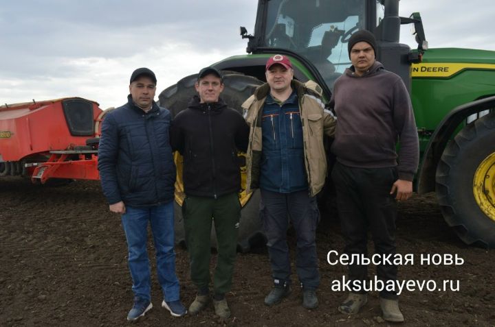 В Аксубаевском районе стартовали посевные работы