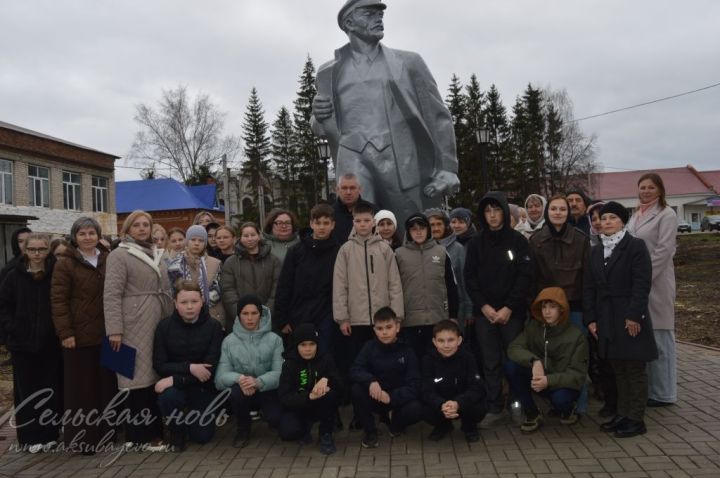 В Аксубаеве отметили День рождения Ленина